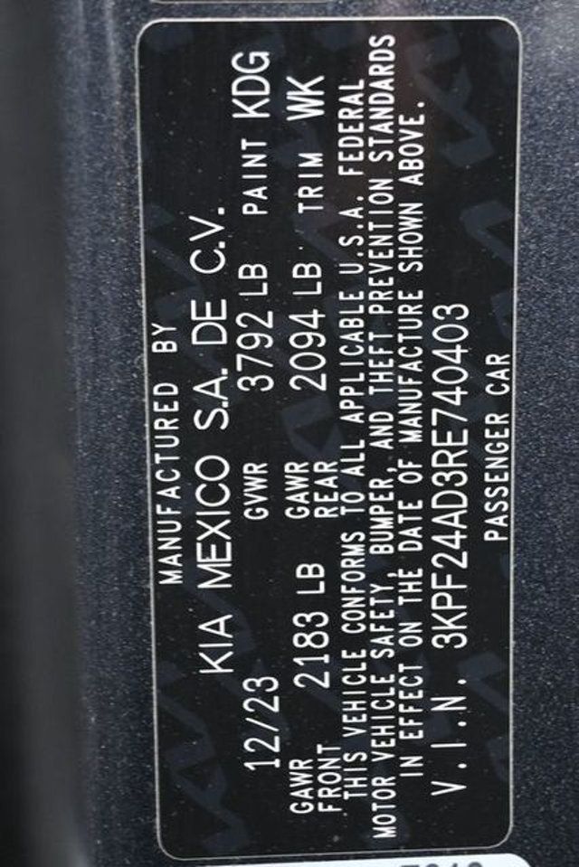 2024 Kia Forte LXS IVT - 23010481 - 3