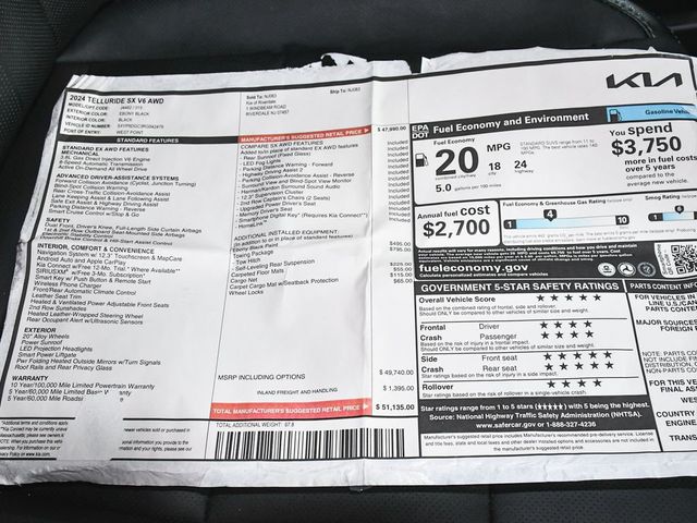 2024 Kia Telluride SX - 23030743 - 69