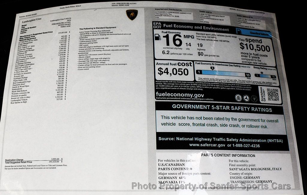 2024 Lamborghini Urus S AWD - 23088799 - 60