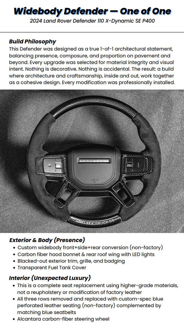 2024 Land Rover Defender 110 P400 X-Dynamic SE Widebody - 22973654 - 43