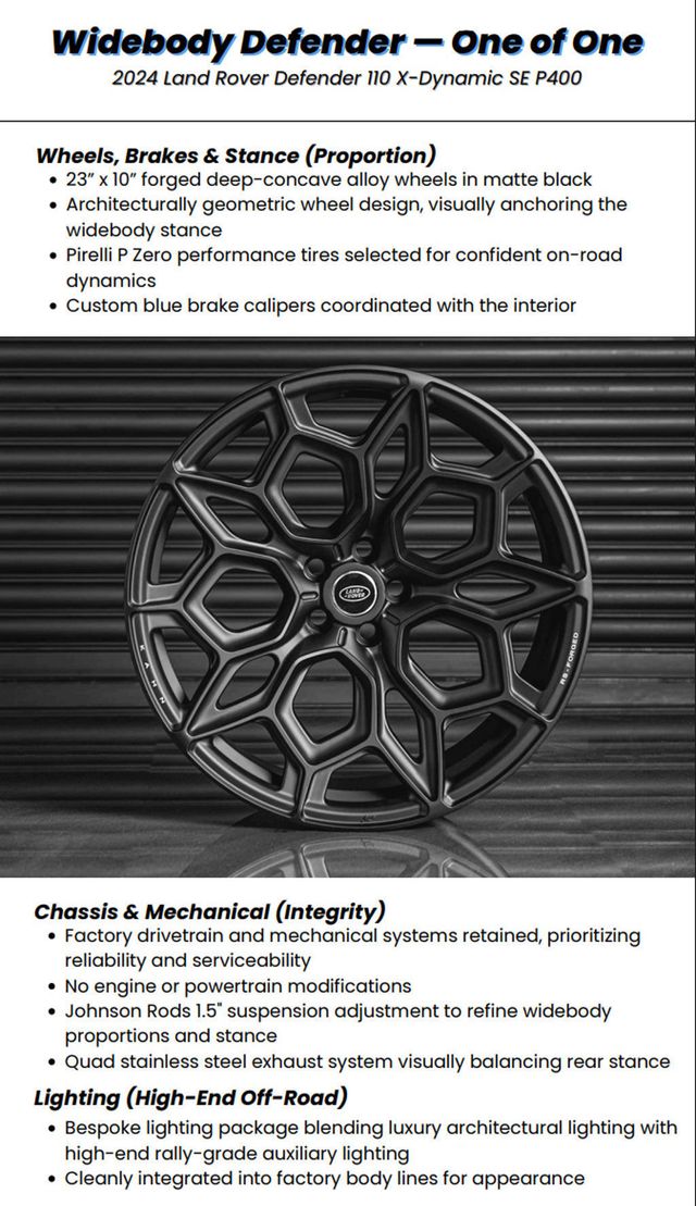 2024 Land Rover Defender 110 P400 X-Dynamic SE Widebody - 22973654 - 44