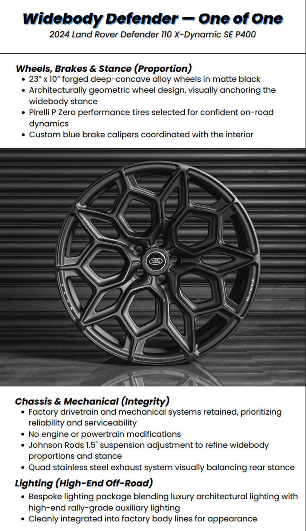 2024 Land Rover Defender 110 P400 X-Dynamic SE Widebody - 22973654 - 50