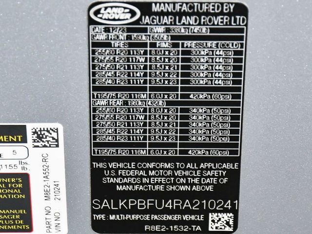 2024 Land Rover Range Rover SE - 23066818 - 23