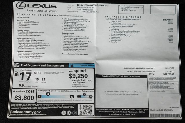 2024 Lexus GX GX 550 Overtrail+ 4WD - 23074961 - 53