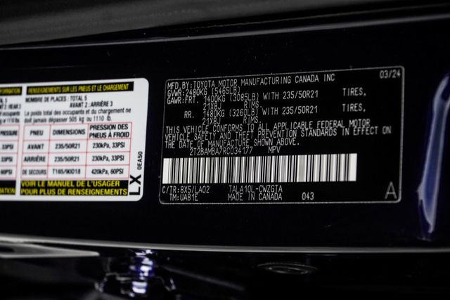 2024 Lexus RX RX 350 Luxury FWD - 23080378 - 42