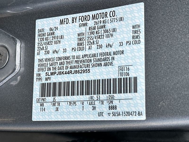 2024 Lincoln Nautilus Reserve AWD - 23028551 - 22