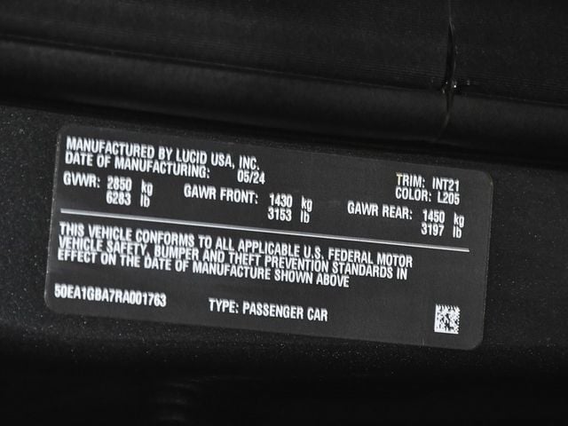 2024 Lucid Air Grand Touring - 22981067 - 22