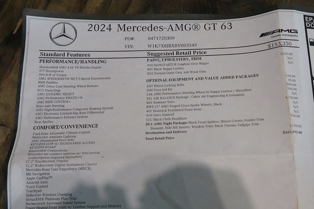 2024 Mercedes-Benz AMG GT AMG GT 63 4-Door Coupe - 22903069 - 44