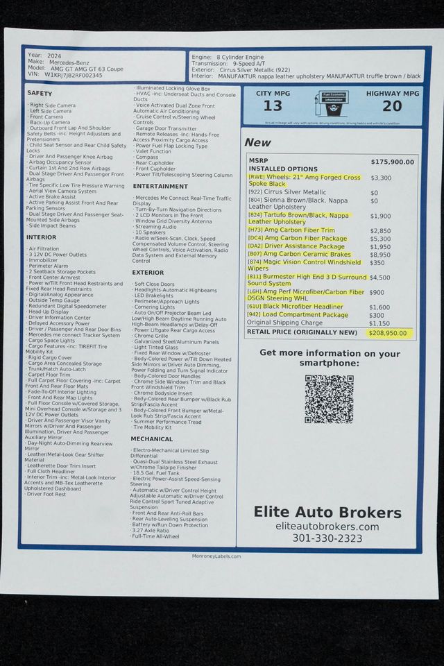 2024 Mercedes-Benz AMG GT AMG GT 63 Coupe - 22967993 - 6