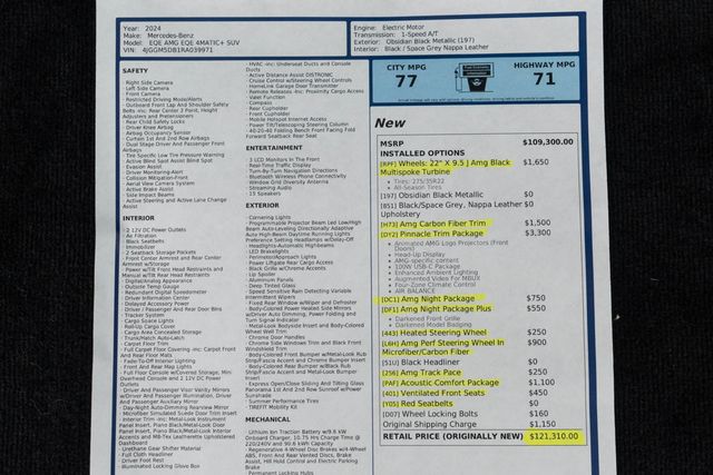2024 Mercedes-Benz EQE AMG EQE 4MATIC+ SUV - 23032885 - 58