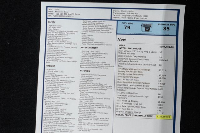 2024 Mercedes-Benz EQS EQS 450 4MATIC Sedan - 23073841 - 7