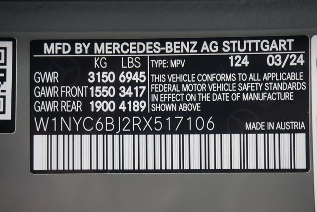 2024 Mercedes-Benz G-Class G 550 4MATIC SUV - 23033490 - 36