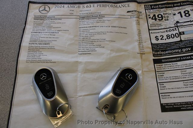 2024 Mercedes-Benz S-Class AMG S 63 E 4MATIC Sedan - 22996484 - 84