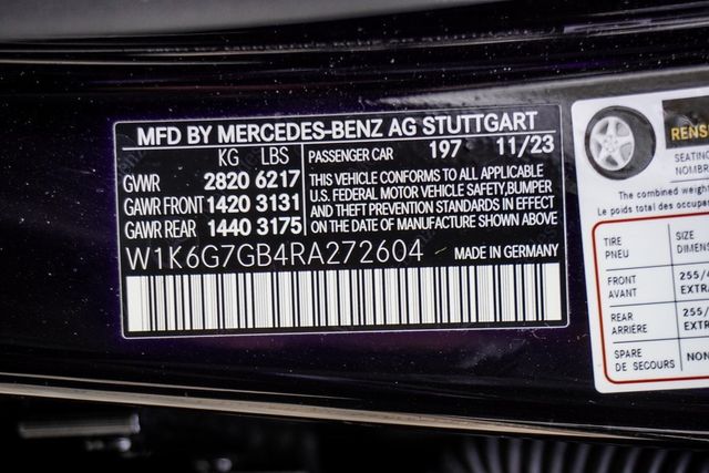 2024 Mercedes-Benz S-Class S 580 4MATIC Sedan - 22935690 - 48