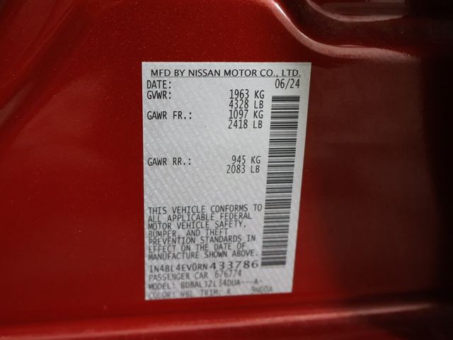 2024 Nissan Altima 2.5 SL Sedan - 22957969 - 53