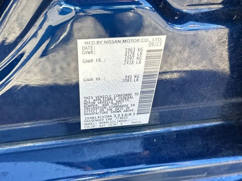 2024 Nissan Altima 2.5 SR Sedan - 22936374 - 21