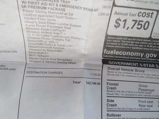 2024 Nissan Altima 2.5 SR Sedan - 22957044 - 14