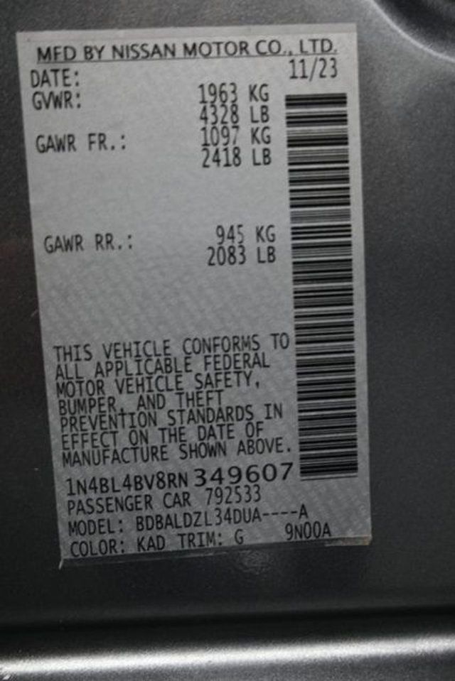 2024 Nissan Altima 2.5 S Sedan - 23016632 - 8