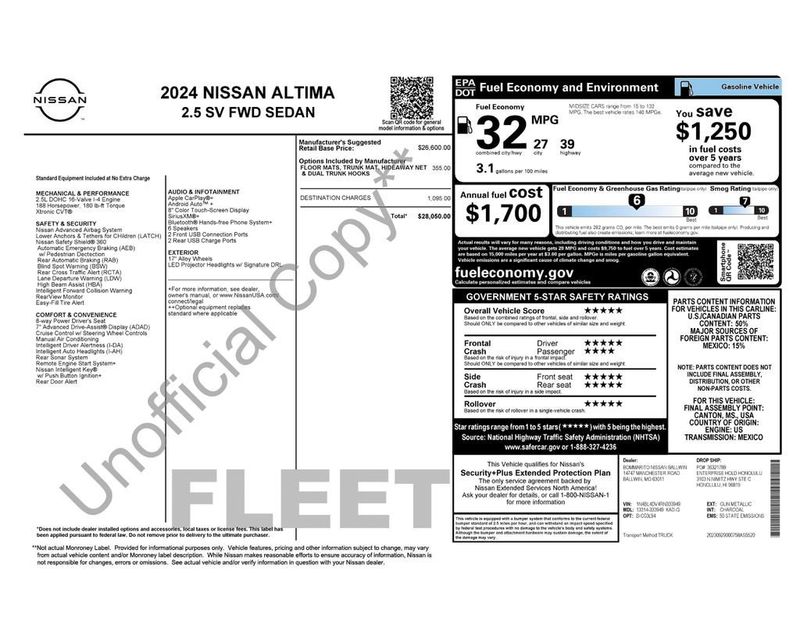 2024 Nissan Altima 2.5 SV Sedan - 23006661 - 5
