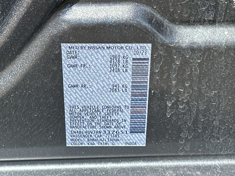 2024 Nissan Altima 2.5 SV Sedan - 23006694 - 21