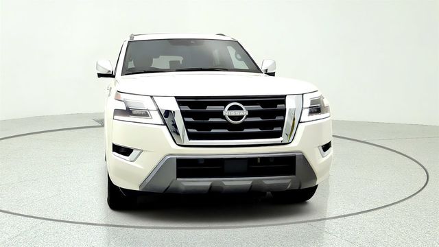 2024 Nissan Armada 4x2 Platinum w/ 2nd Row Captain's Chairs & Cross Bars - 23065750 - 1