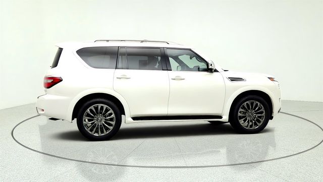 2024 Nissan Armada 4x2 Platinum w/ 2nd Row Captain's Chairs & Cross Bars - 23065750 - 3