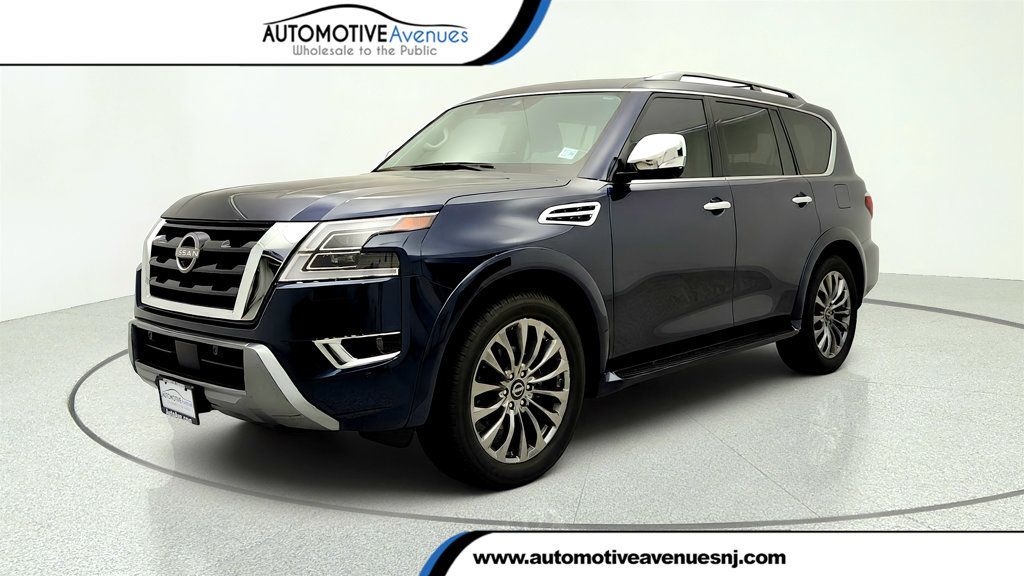 2024 Nissan Armada 4x2 Platinum w/ Captain's Chairs Pkg & Illuminated Kick Plates - 23029241 | Video 1