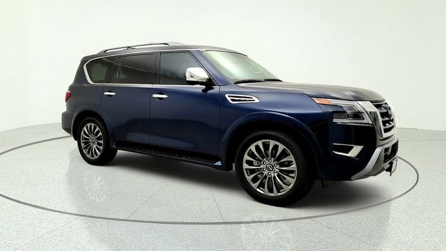 2024 Nissan Armada 4x2 Platinum w/ Captain's Chairs Pkg & Illuminated Kick Plates - 23029241 - 2