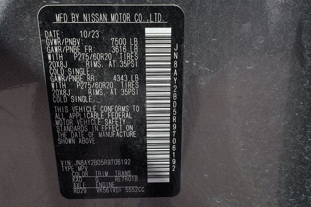 2024 NISSAN ARMADA 4x4 SL - 22985391 - 37