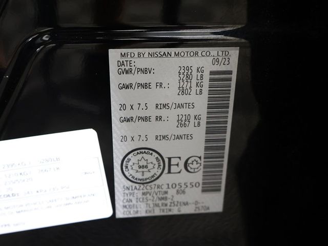 2024 Nissan Murano AWD SL - 23062785 - 57
