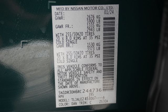 2024 Nissan Pathfinder Platinum 2WD - 23010921 - 37