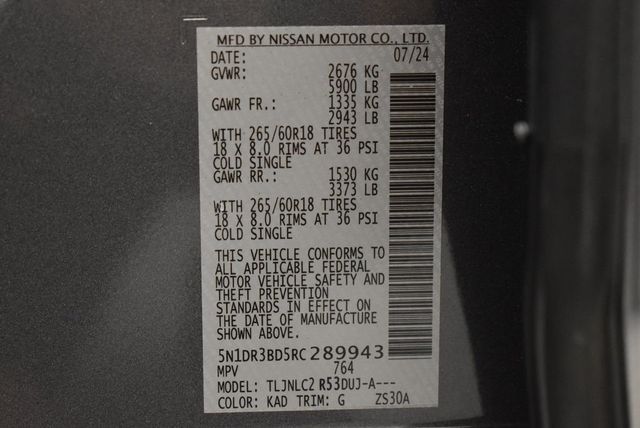 2024 Nissan Pathfinder Rock Creek 4WD - 22932966 - 41