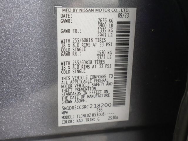 2024 Nissan Pathfinder SL 4WD - 23084617 - 59