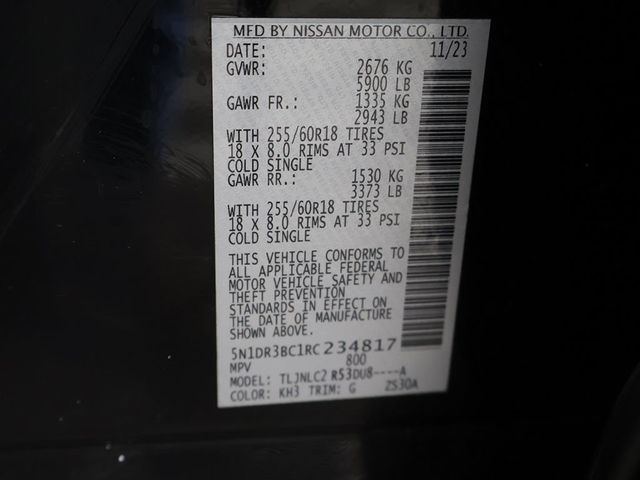 2024 Nissan Pathfinder SV 4WD - 23042641 - 52