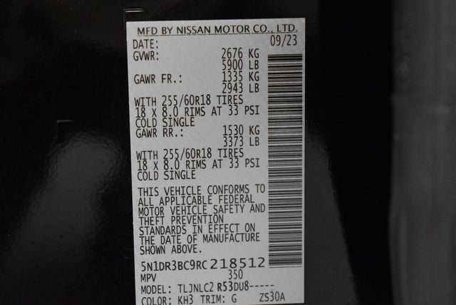 2024 Nissan Pathfinder SV 4WD - 22937904 - 39