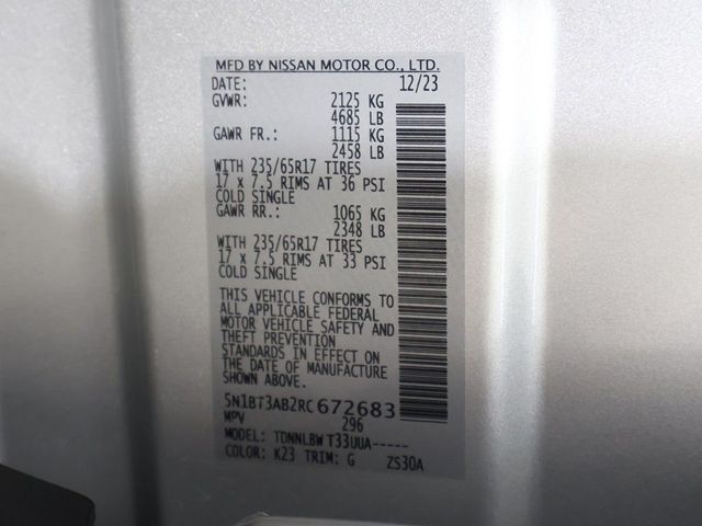 2024 Nissan Rogue AWD S - 23038969 - 41