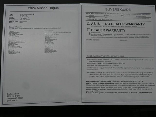 2024 Nissan Rogue FWD S - 22951566 - 7