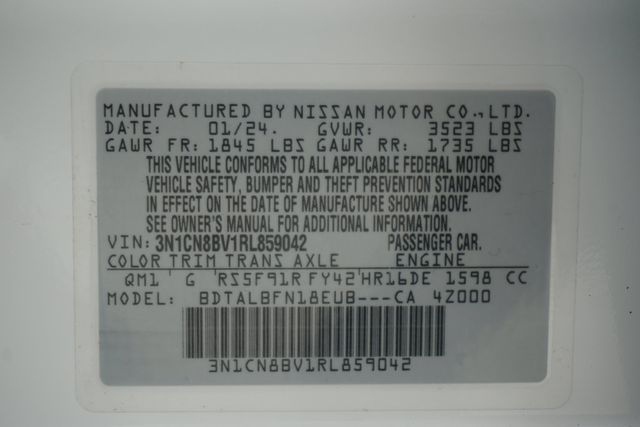 2024 Nissan Versa S Manual - 23020460 - 27