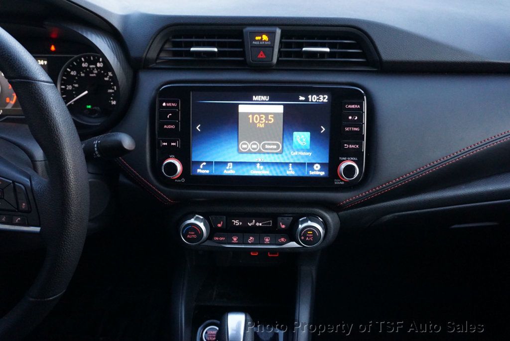 2024 Nissan Versa SR CVT CARPLAY REAR CAMERA BLACK&RED INTERIOR  - 22978533 - 17