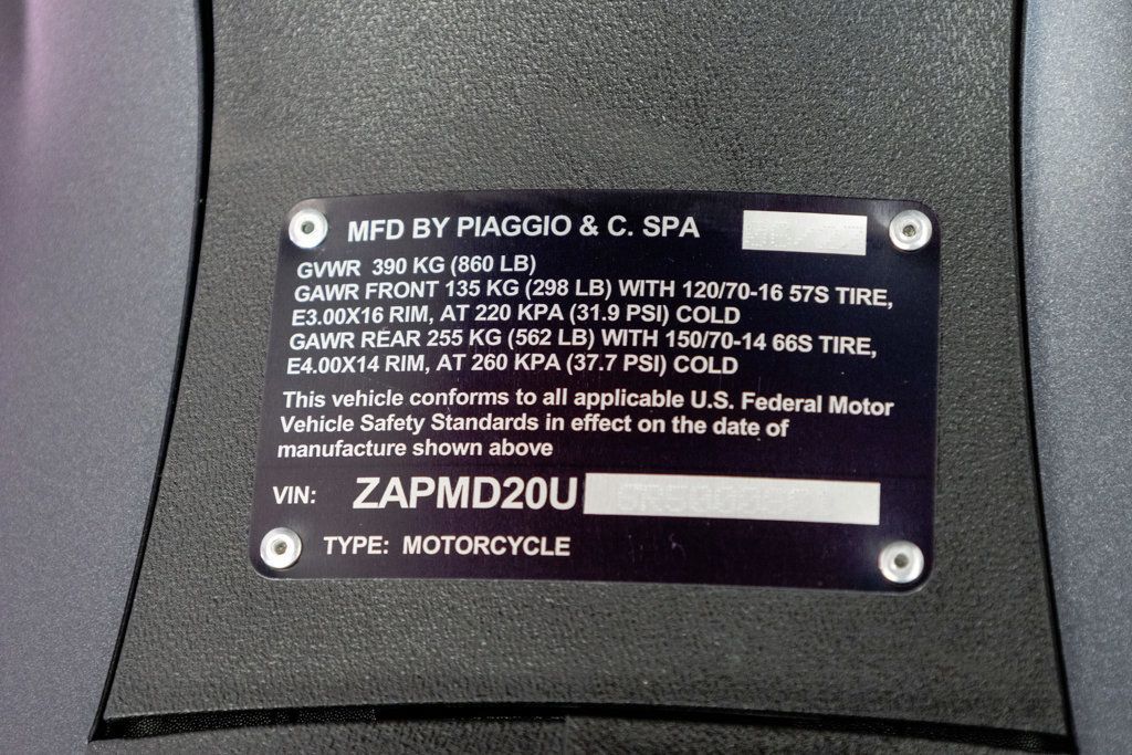 2024 PIAGGIO BV400S 1-OWNER LOW MILES!!! - 23004080 - 25