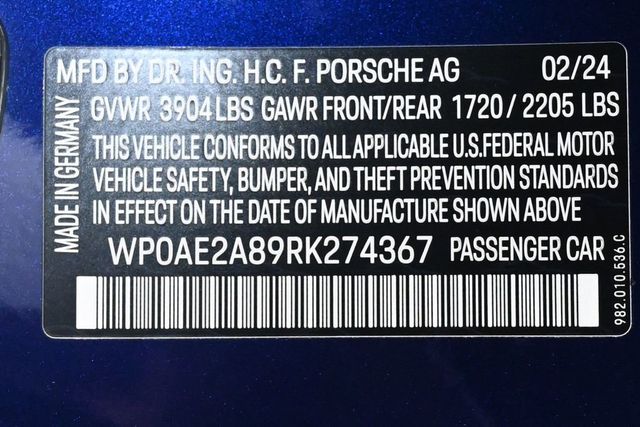 2024 Porsche 718 Cayman GT4 RS - 23011098 - 34