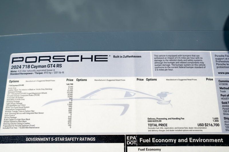 2024 Porsche 718 Cayman GT4 RS Coupe - 22949520 - 93