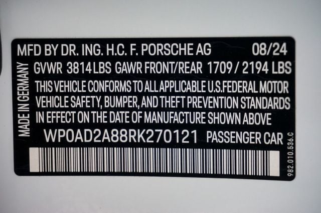 2024 Porsche 718 Cayman *GTS 4.0* *GTS Interior Pkg* *Premium Pkg* *PPF* - 22872167 - 19