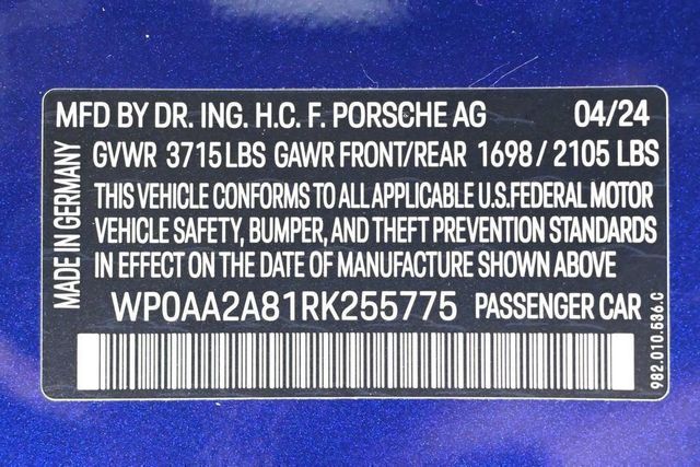 2024 Porsche 718 Cayman Style Edition Coupe - 22915839 - 26