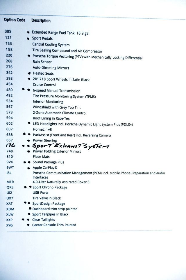 2024 Porsche 718 GTS 4.0 COUPE WHITE...695 Miles...Rare 6sp Manual - 22706186 - 22