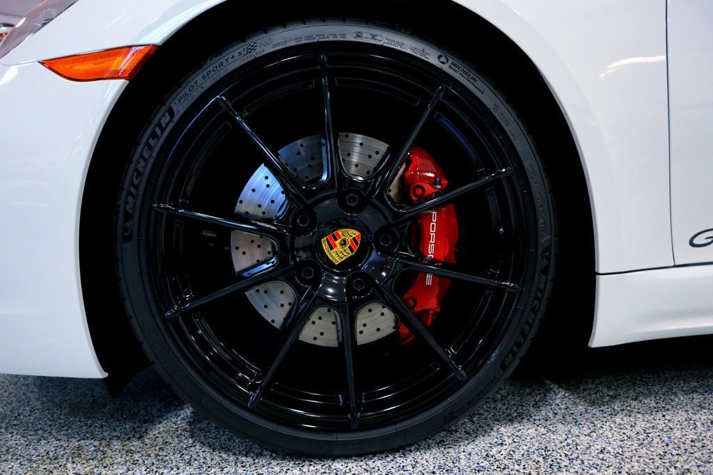 2024 Porsche 718 GTS 4.0 COUPE WHITE...695 Miles...Rare 6sp Manual - 22706186 - 38