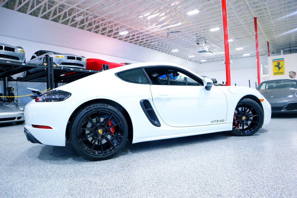 2024 Porsche 718 GTS 4.0 COUPE WHITE...695 Miles...Rare 6sp Manual - 22706186 - 7