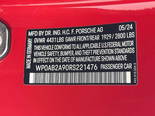 2024 Porsche 911 Carrera 4S Coupe - 23069978 - 34