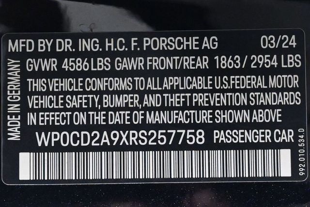 2024 Porsche 911 Turbo S - 23019351 - 28