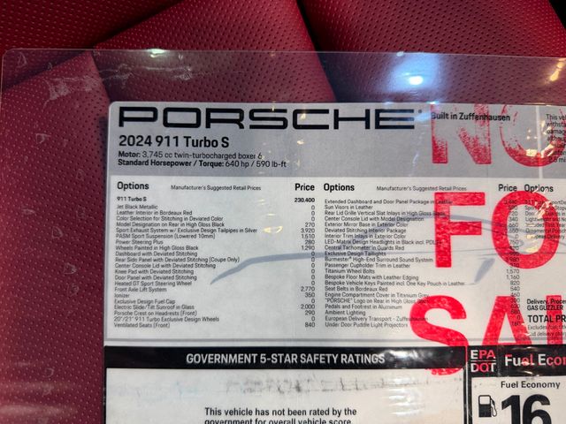 2024 Porsche 911 Turbo S Coupe - 22997841 - 52